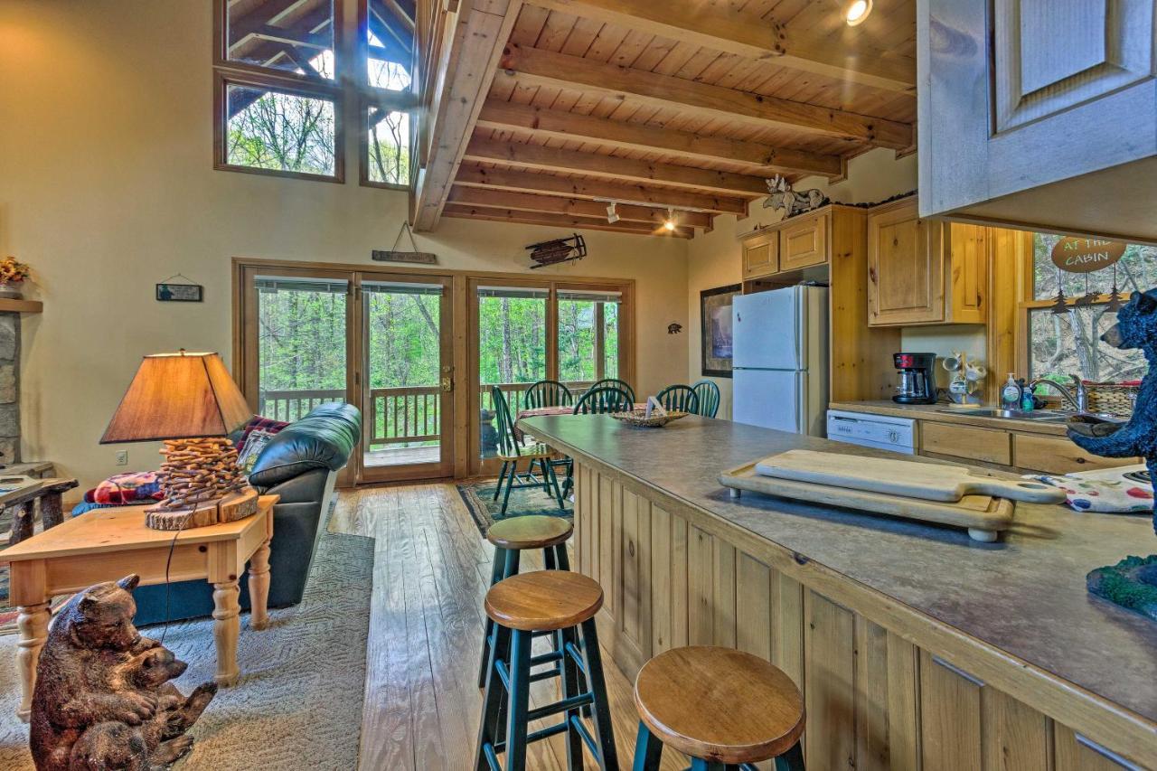 Spacious Maggie Valley Cabin With Hot Tub And Mtn View Dış mekan fotoğraf