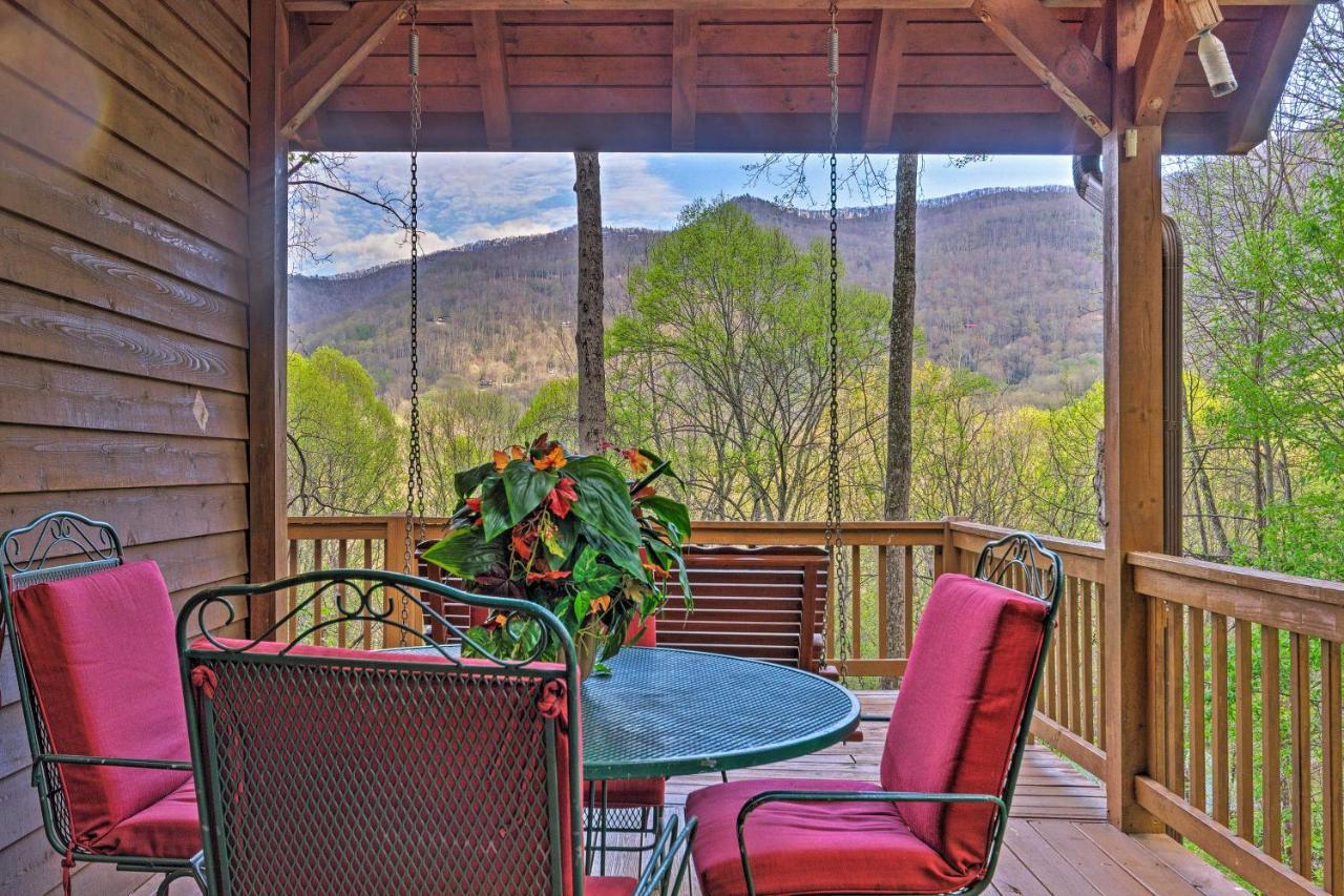 Spacious Maggie Valley Cabin With Hot Tub And Mtn View Dış mekan fotoğraf